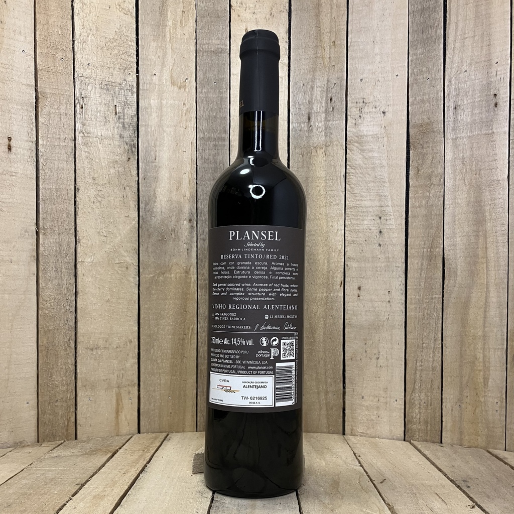 Quinta da Plansel - Reserva Tinto 2021