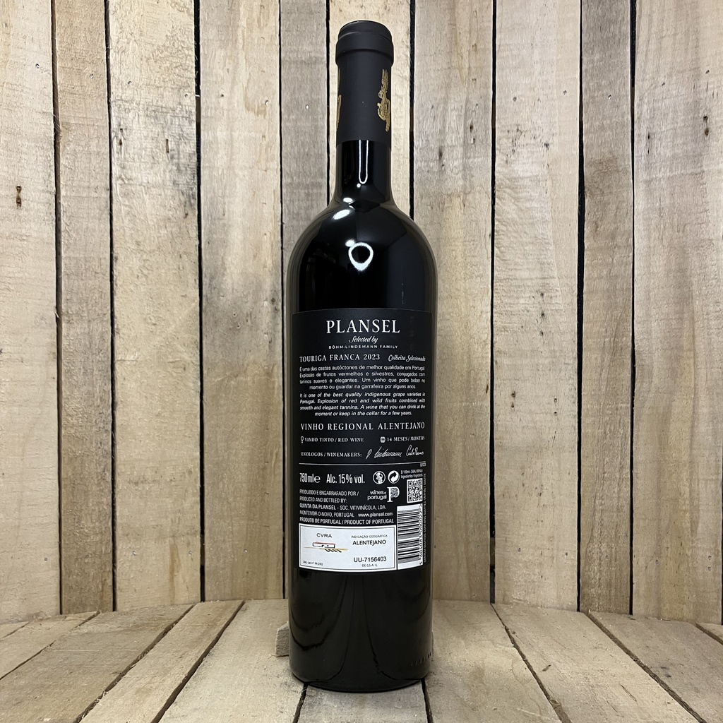 Quinta da Plansel - C. S. Touriga Franca 2023