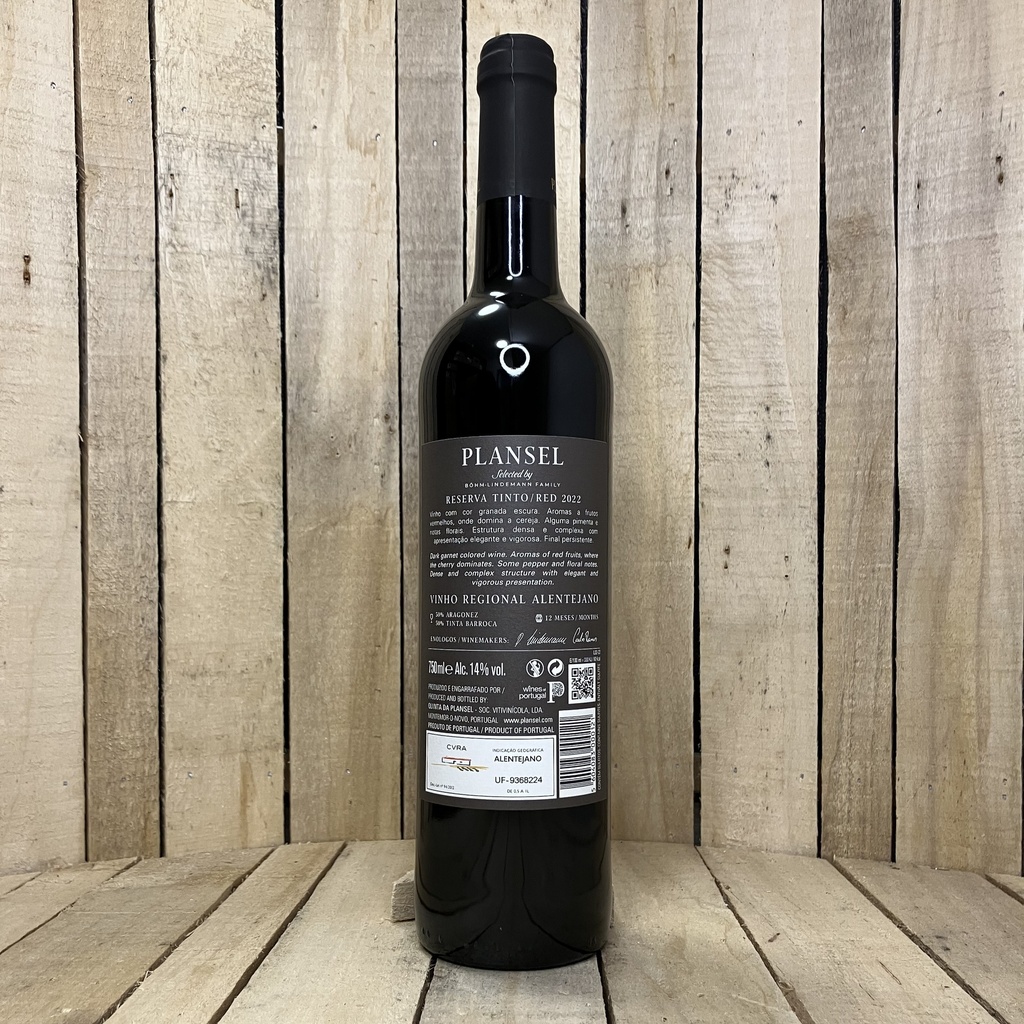 Quinta da Plansel - Reserva Tinto 2022